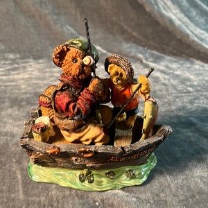 Boyds Bears Melville and Sonny Fishing